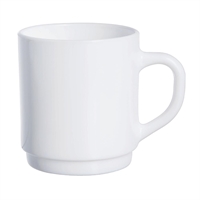 Luminarc Bock Stackable Mugs White 290ml (36 Pack)