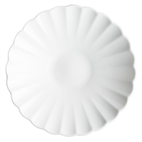 Olympia Bloom Scalloped Pasta Bowls White 260mm (4 Pack)