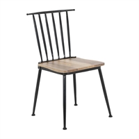 Bolero Alma Slatted Back Chairs (2 Pack)