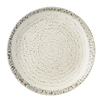 Churchill Cascade Coupe Plates Taupe 217mm (12 Pack)