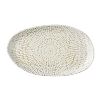 Churchill Cascade Natural Oblong Plates Taupe 220x130mm (6 Pack)