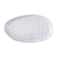 Churchill Cascade Natural Oblong Plates Indigo 260x150mm (6 Pack)