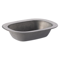 Utopia Vintage Steel Pie Dishes 160x120mm (6 Pack)