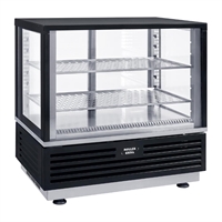 Roller Grill Countertop Display Fridge Black