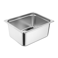 Vogue Heavy Duty Stainless Steel 1/2 Gastronorm Tray 150mm