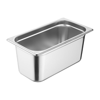 Vogue Heavy Duty Stainless Steel 1/3 Gastronorm Tray 150mm