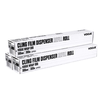 Vogue Wrap300 Cling Film Refills 300mm x 300m (3 Pack)