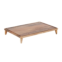 Olympia Mango Wood Standing Tray GN 1/1