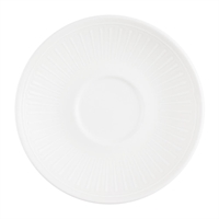 Churchill Era White Café Cappuccino Saucers 156mm (12 Pack)