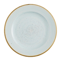 Churchill Stonecast Profile Rimmed Plates Duck Egg Blue 234mm (12 Pack)