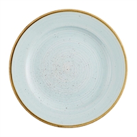 Churchill Stonecast Profile Rimmed Plates Duck Egg Blue 210mm (12 Pack)