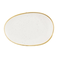 Churchill Stonecast Opal Platters Barley White 345x235mm (6 Pack)