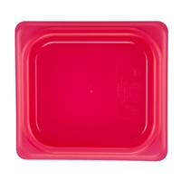 Cambro Safetrak IML Polypropylene Seal Lid Red 1/6 GN