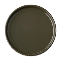 APS THE GRID Porcelain Plates Brown 140mm (6 Pack)