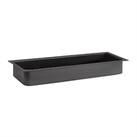 APS VALO Polystyrene Insert Black GN 2/4 515x150x60mm