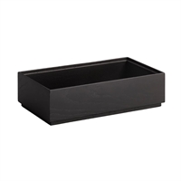 APS VALO Wooden Box Black GN 1/3 85x325x176mm