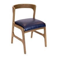 Copenhagen Dining Chairs in Weathered Oak & Bison Midnight (6 Pack)