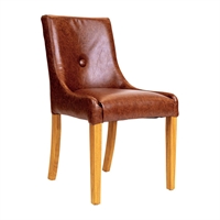 Bath Dining Chair in Soft Oak & Bison Tan (6 Pack)