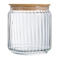 Luminarc Nova Jars with Bamboo Lids 750ml (6 Pack)