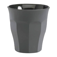Duralex Picardie Soft Touch Black Tumblers 90ml (6 Pack)