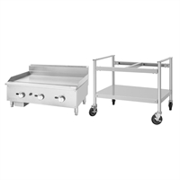 Apuro Gas Griddle With Stand 900mm