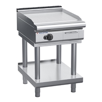 Waldorf GP8600GLLS Gas Griddle on Leg Stand With Low Splashback 600mm