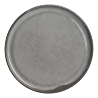 Pottr Gembrook Flat Coupe Plates Grey 230mm (6 Pack)