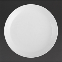 Pottr Finn Round Plates Tapered White 230mm (6 Pack)