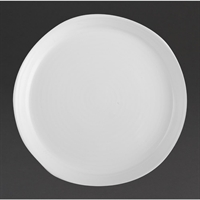 Pottr Finn Round Plates Tapered White 250mm (6 Pack)