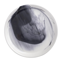 Pottr Finn Round Plates Tapered Black 250mm (6 Pack)