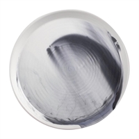 Pottr Finn Round Plates Tapered Black 270mm (6 Pack)