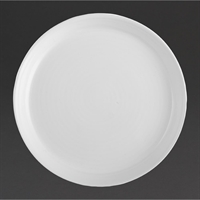 Pottr Finn Round Plates Tapered White 290mm (6 Pack)