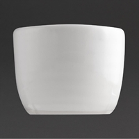 Pottr Butler Round Stackable Bowls White 90mm (6 Pack)