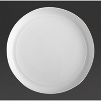 Pottr Butler Round Stackable Plates White 250mm (6 Pack)
