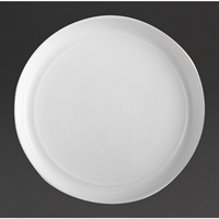 Pottr Butler Round Stackable Plates White 270mm (6 Pack)