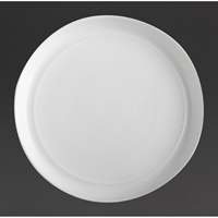 Pottr Butler Round Stackable Plates White 290mm (6 Pack)