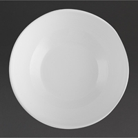 Pottr Aspen Round Bowls White 210mm (4 Pack)