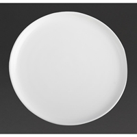 Pottr Aspen Flat Coupe Plates White 230mm (4 Pack)