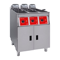 FriFri Sup Easy 633 Fritteuse mit drei Becken und Filtration [3x7,5-9L/3x11kW]