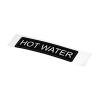 Olympia Airpot Hot Water Label