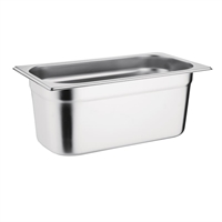 Vogue GN-Behälter Edelstahl 10cm GN1/3