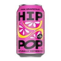 Hip Pop Living Soda Pink Grapefruit 330ml (12 Pack)