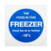 Vogue Food In This Freezer Sign