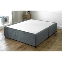 Grey Chenille Deep Platform Divan Base