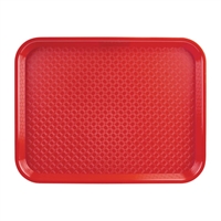 Olympia Kristallon PP Rectangular Tray Red 350x450mm