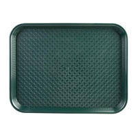 Olympia Kristallon PP Rectangular Tray Green 350x450mm