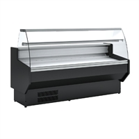 Polar G-Series Curved Glass Serve Over Counter Fridge
