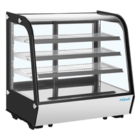 Polar G-Series Rounded Glass Countertop Display Fridge 185Ltr