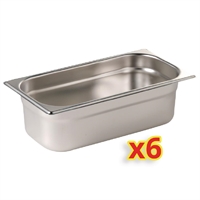 Gastronorm Container Kit 1/4GN (6 Pack)
