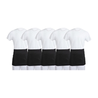 Whites Waist Aprons Black (5 Pack)